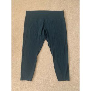 Lululemon Women's Align Crop Size 18 Blue Borealis